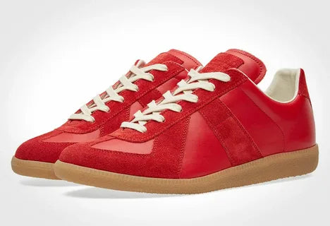 Nappa Leather & Suede Replica Sneakers